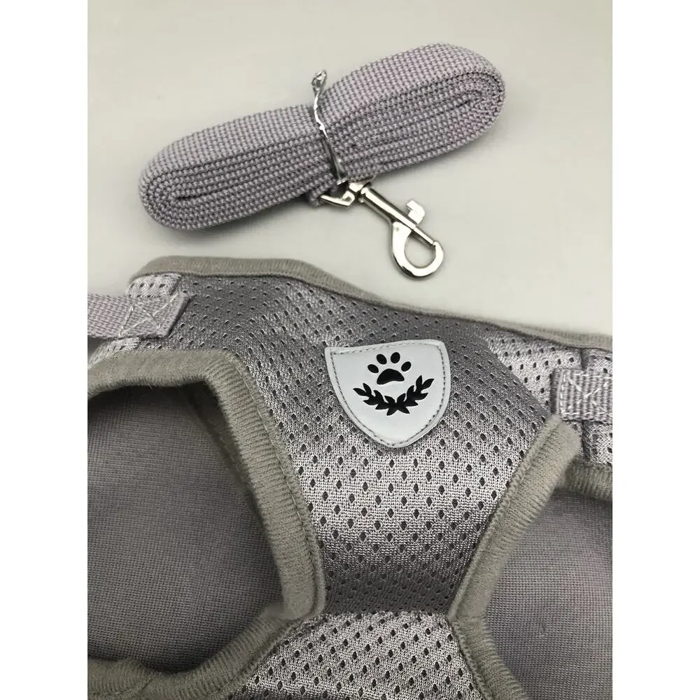 Dog Pet Harness Adjustable Control Vest Dog Reflective w/Leash Set for Small Dog